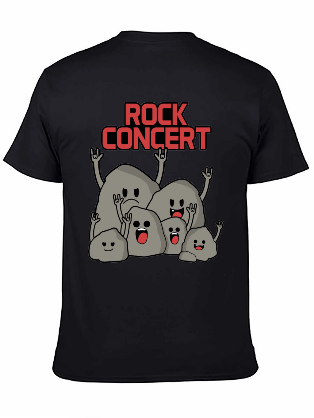 Rock Concert T-Shirt - Funny Stone Band Tee