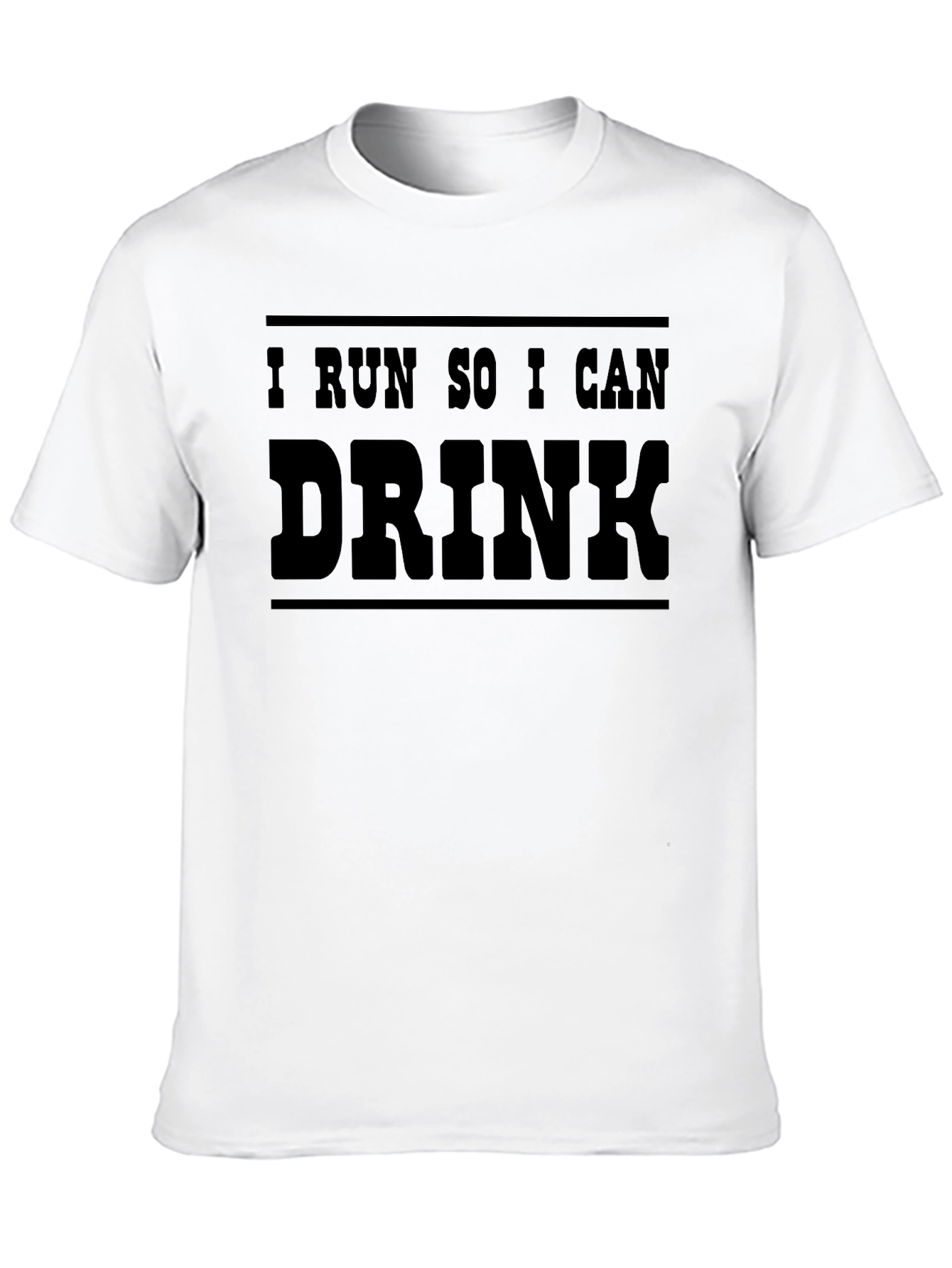 I Run So I Can Drink Funny Graphic Tee