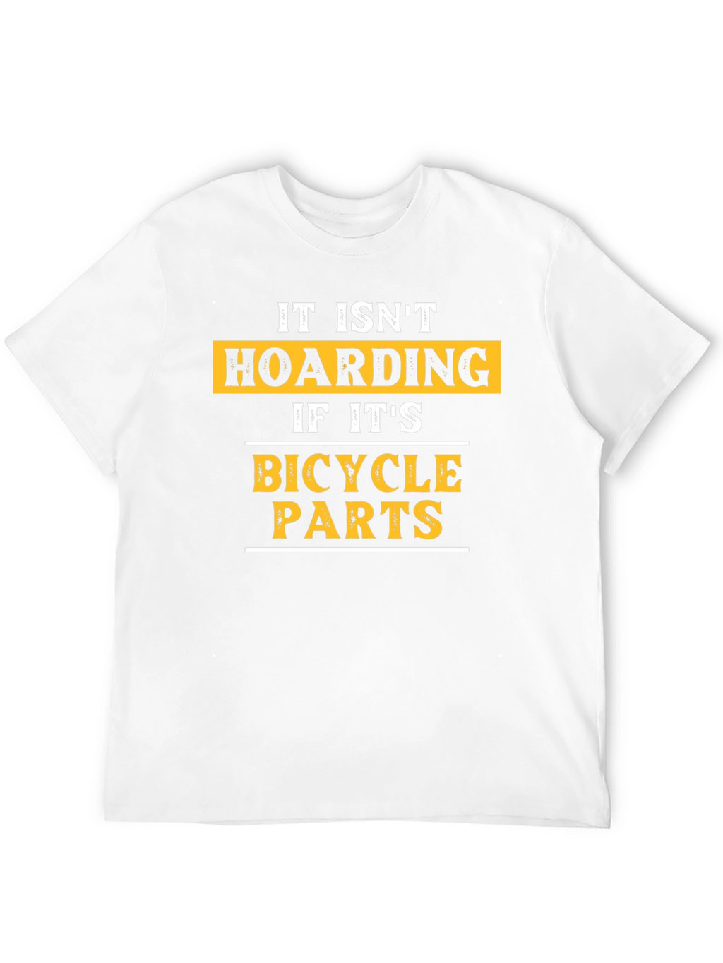 Bicycle Parts Hoarding Mens Black Graphic Tee