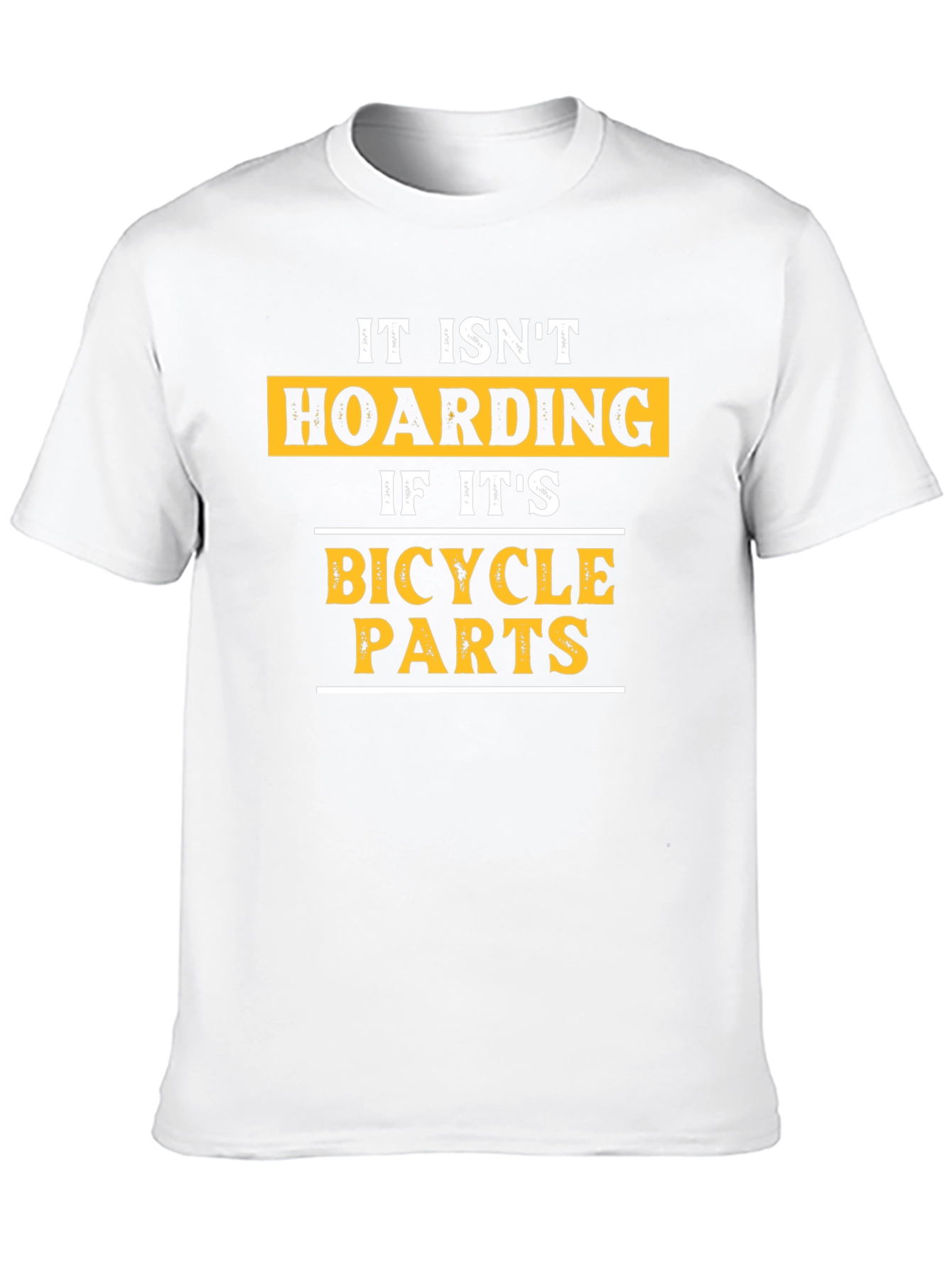 Bicycle Parts Hoarding Mens Black Graphic Tee