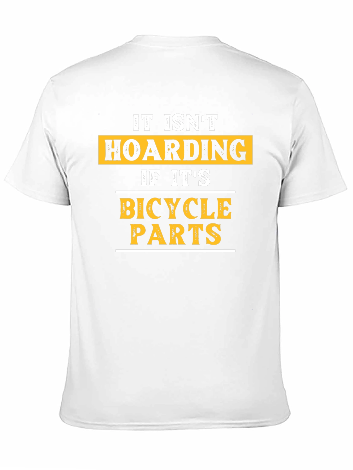 Bicycle Parts Hoarding Mens Black Graphic Tee