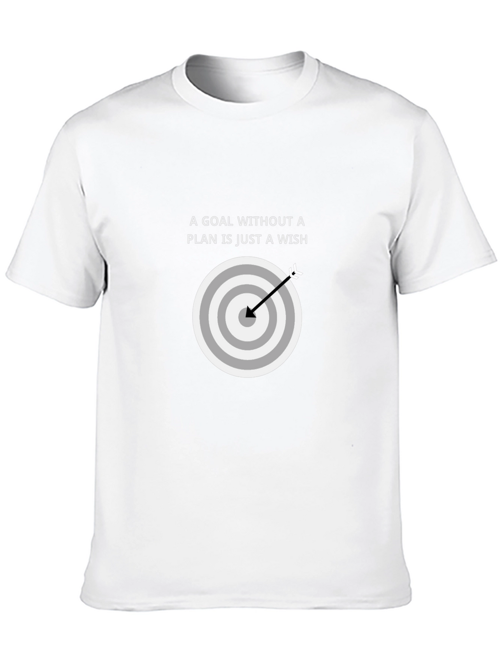 Goal Plan Wish T-Shirt: Motivational Design