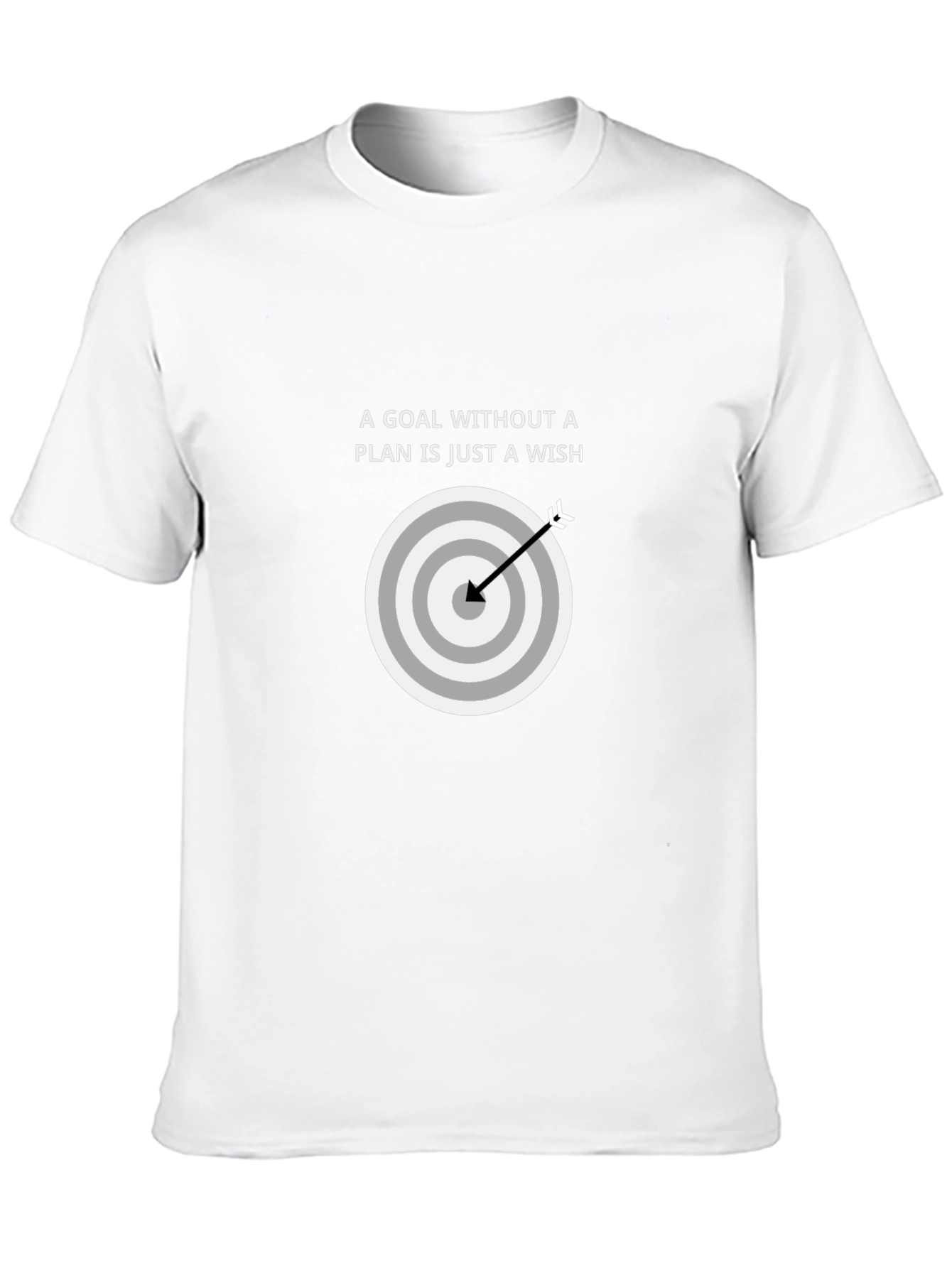 Goal Plan Wish T-Shirt: Motivational Design