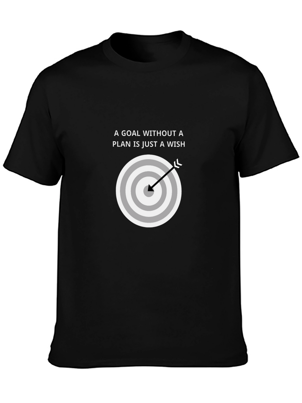 Goal Plan Wish T-Shirt: Motivational Design