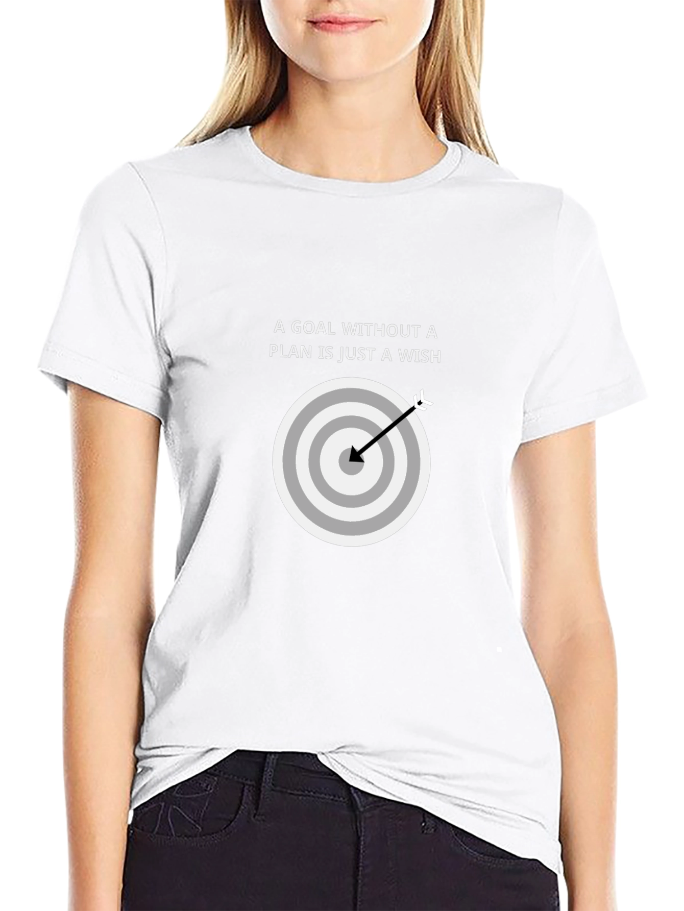 Goal Plan Wish T-Shirt: Motivational Design