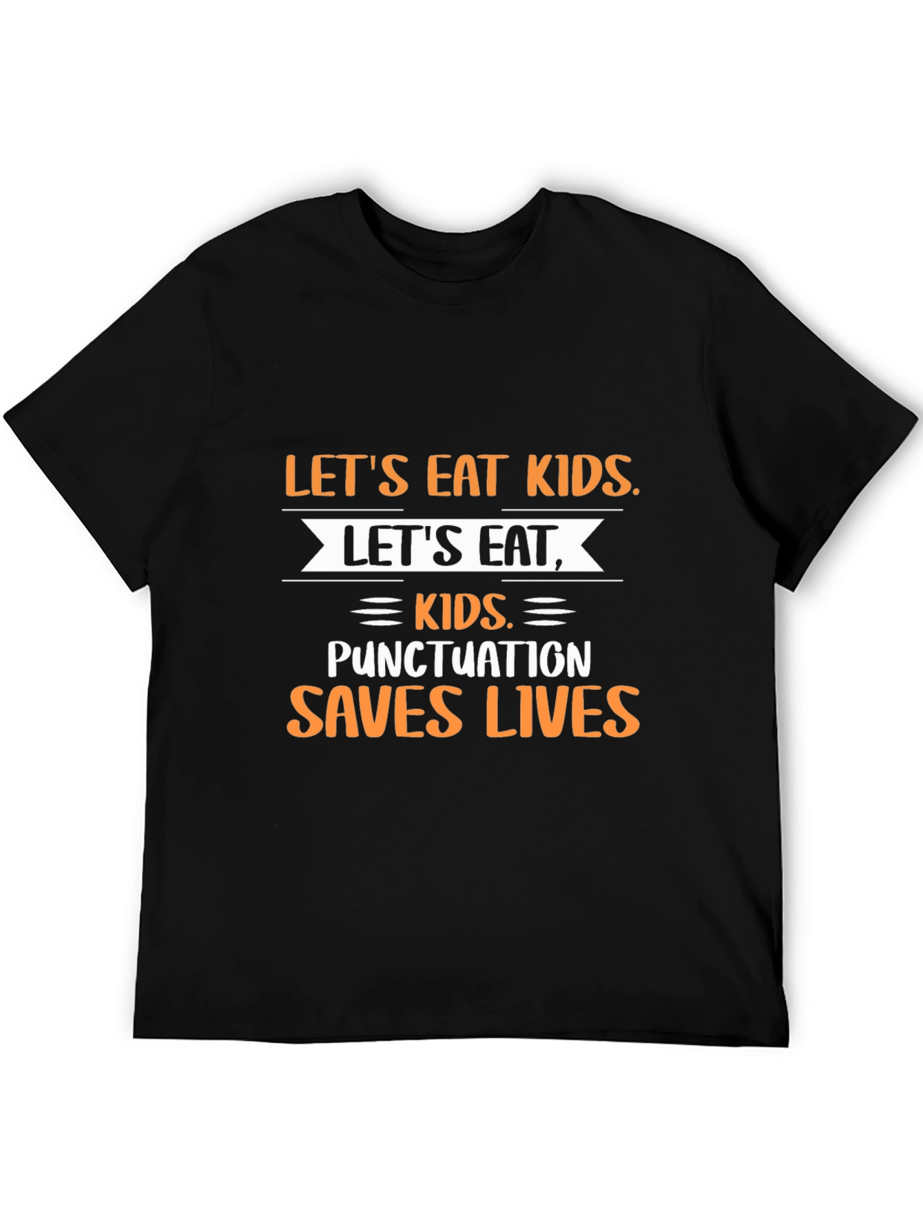 Punctuation Saves Lives Graphic T-Shirt