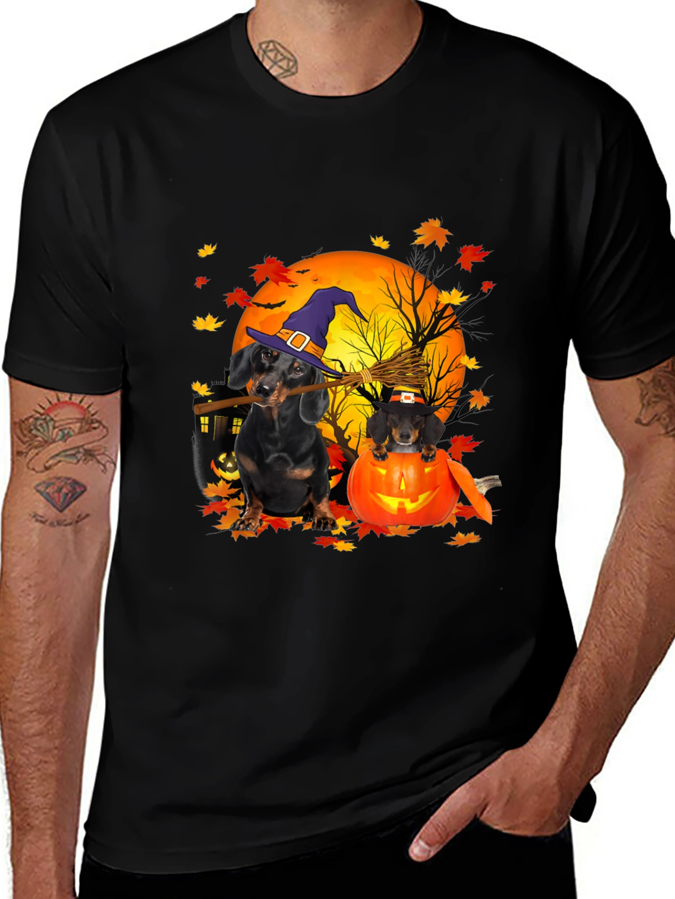 Halloween Dachshund T-Shirt
