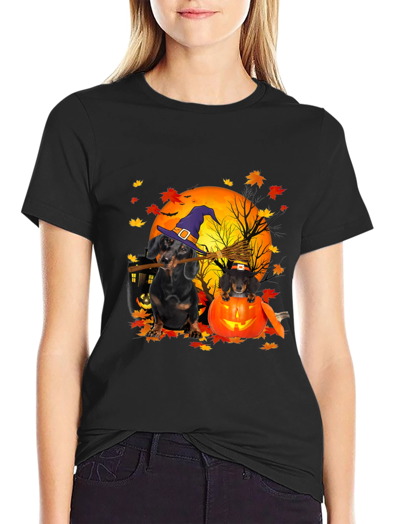 Halloween Dachshund T-Shirt