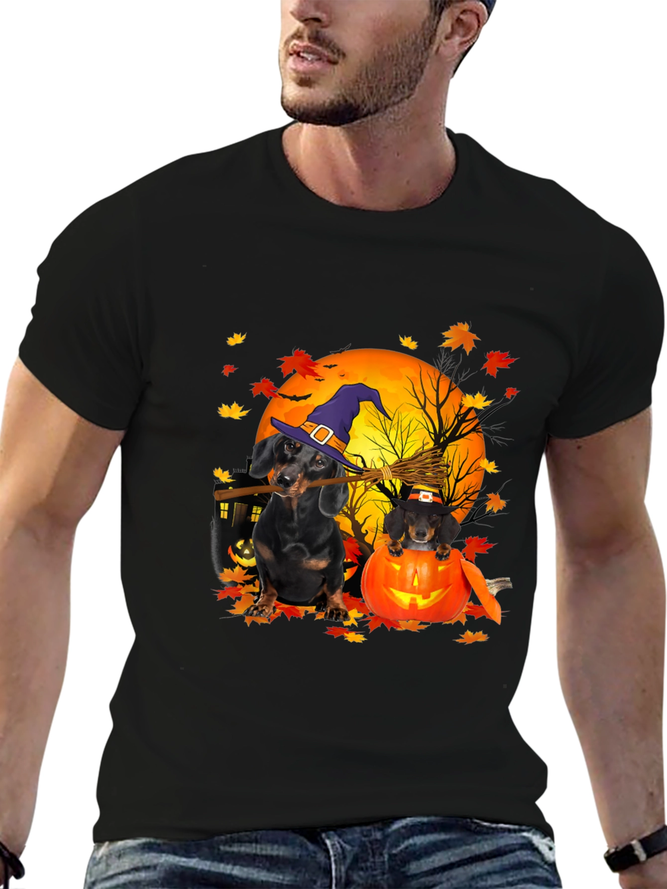 Halloween Dachshund T-Shirt