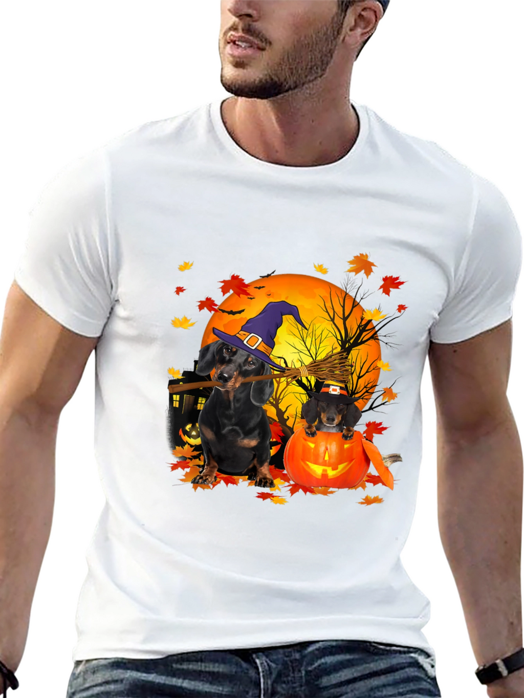 Halloween Dachshund T-Shirt