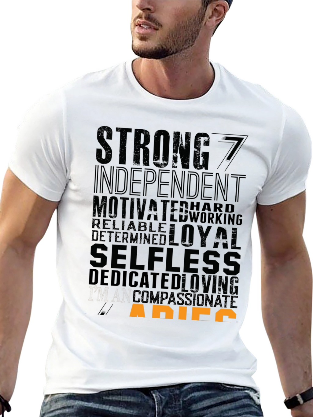 Aries Zodiac T-Shirt - Strong Loyal Selfless