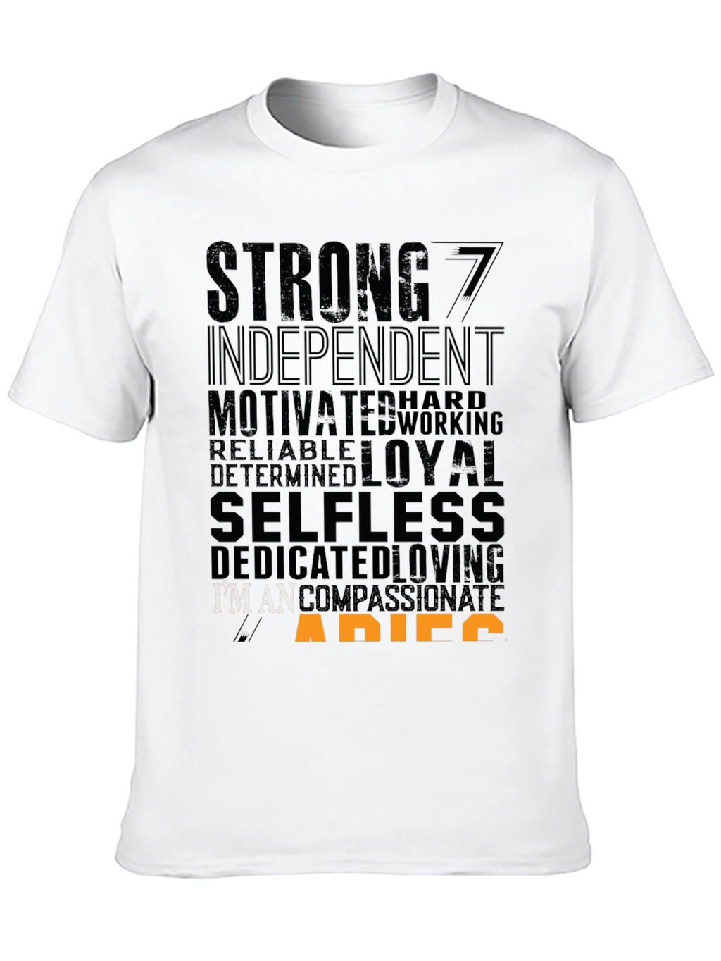 Aries Zodiac T-Shirt - Strong Loyal Selfless