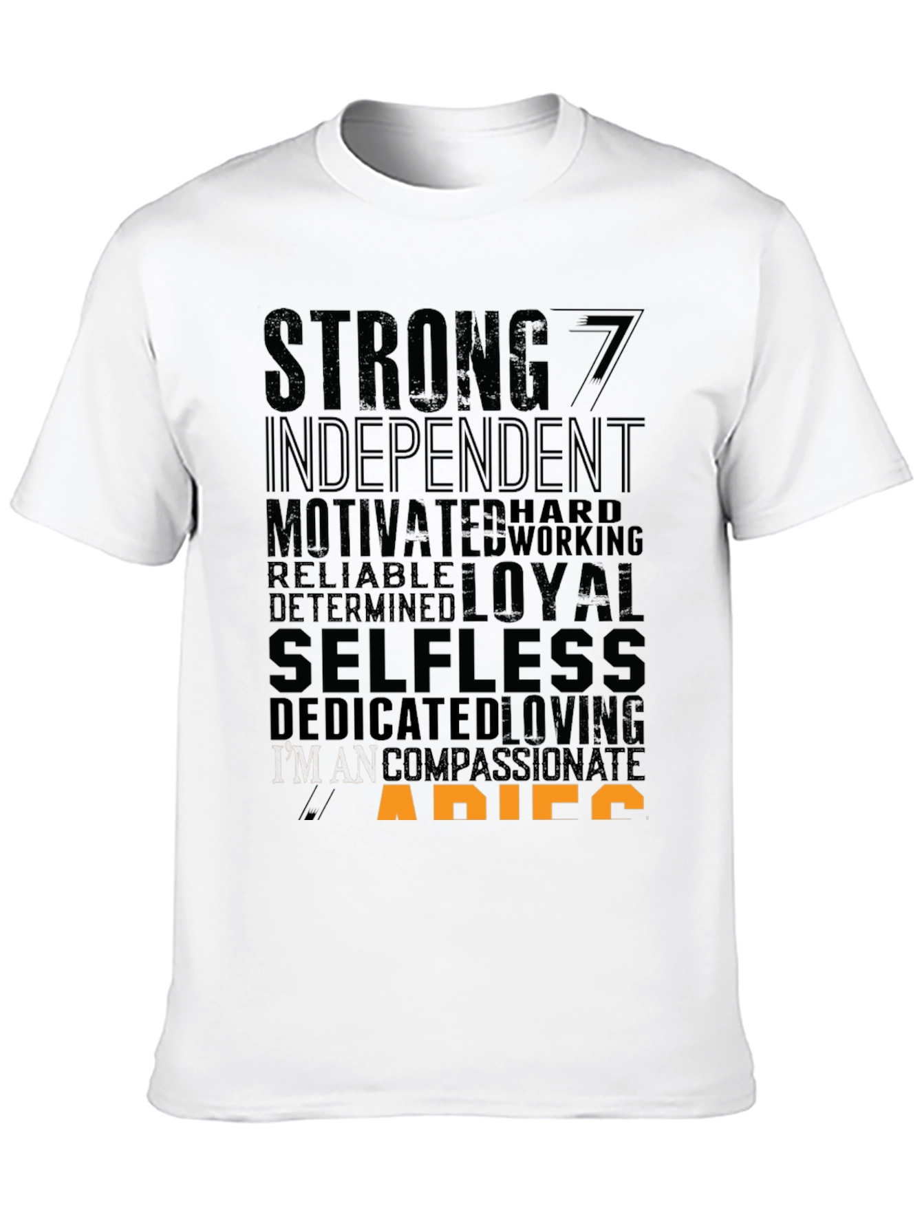 Aries Zodiac T-Shirt - Strong Loyal Selfless