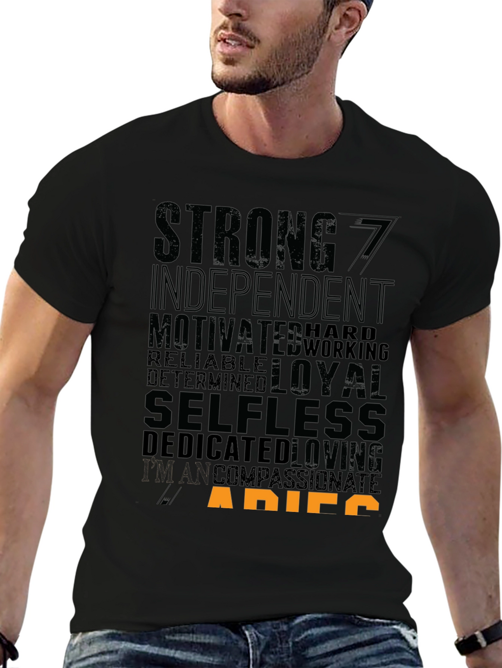 Aries Zodiac T-Shirt - Strong Loyal Selfless
