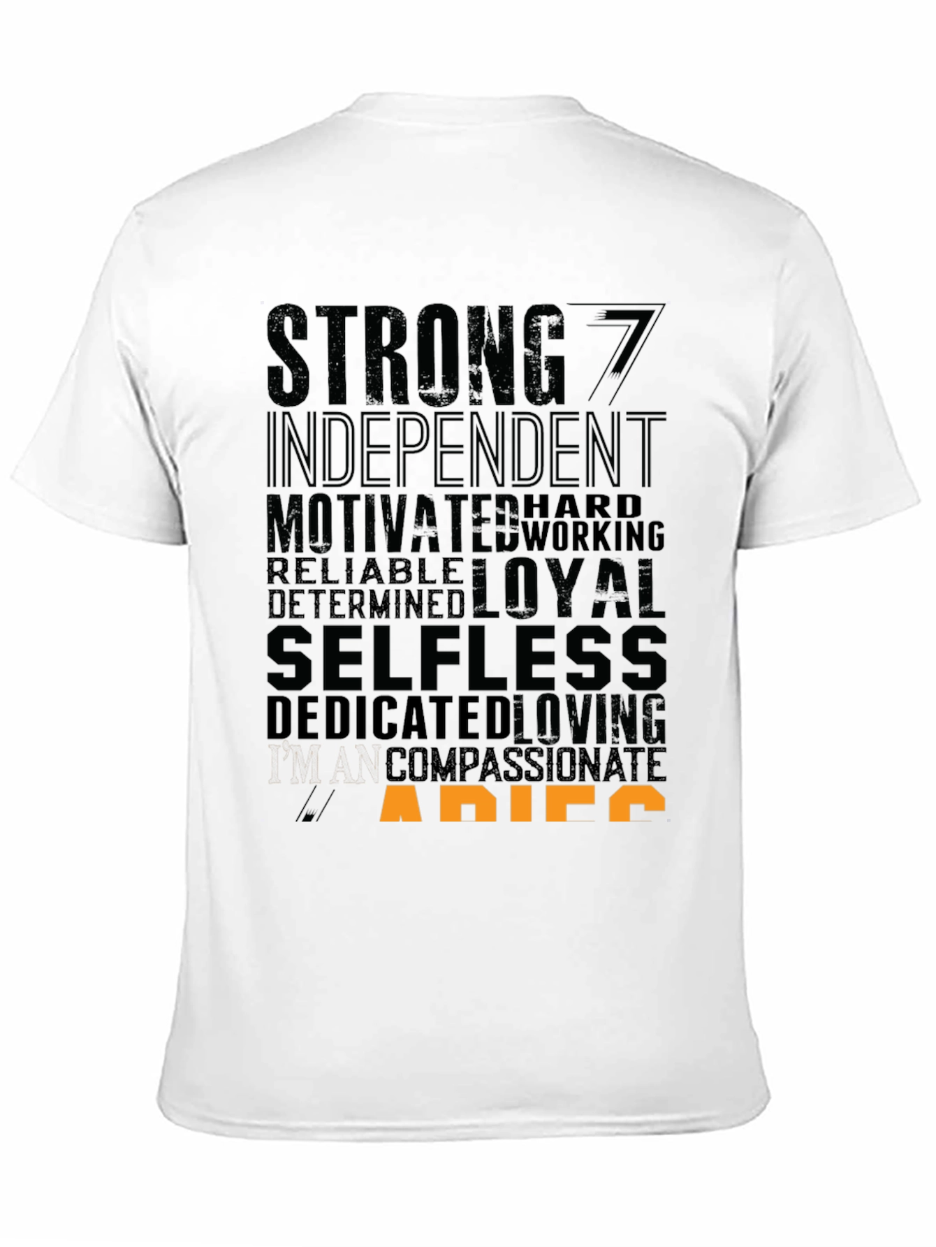 Aries Zodiac T-Shirt - Strong Loyal Selfless
