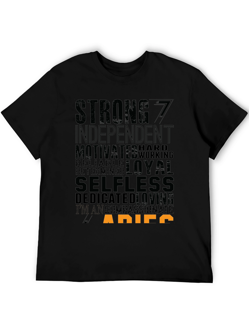Aries Zodiac T-Shirt - Strong Loyal Selfless