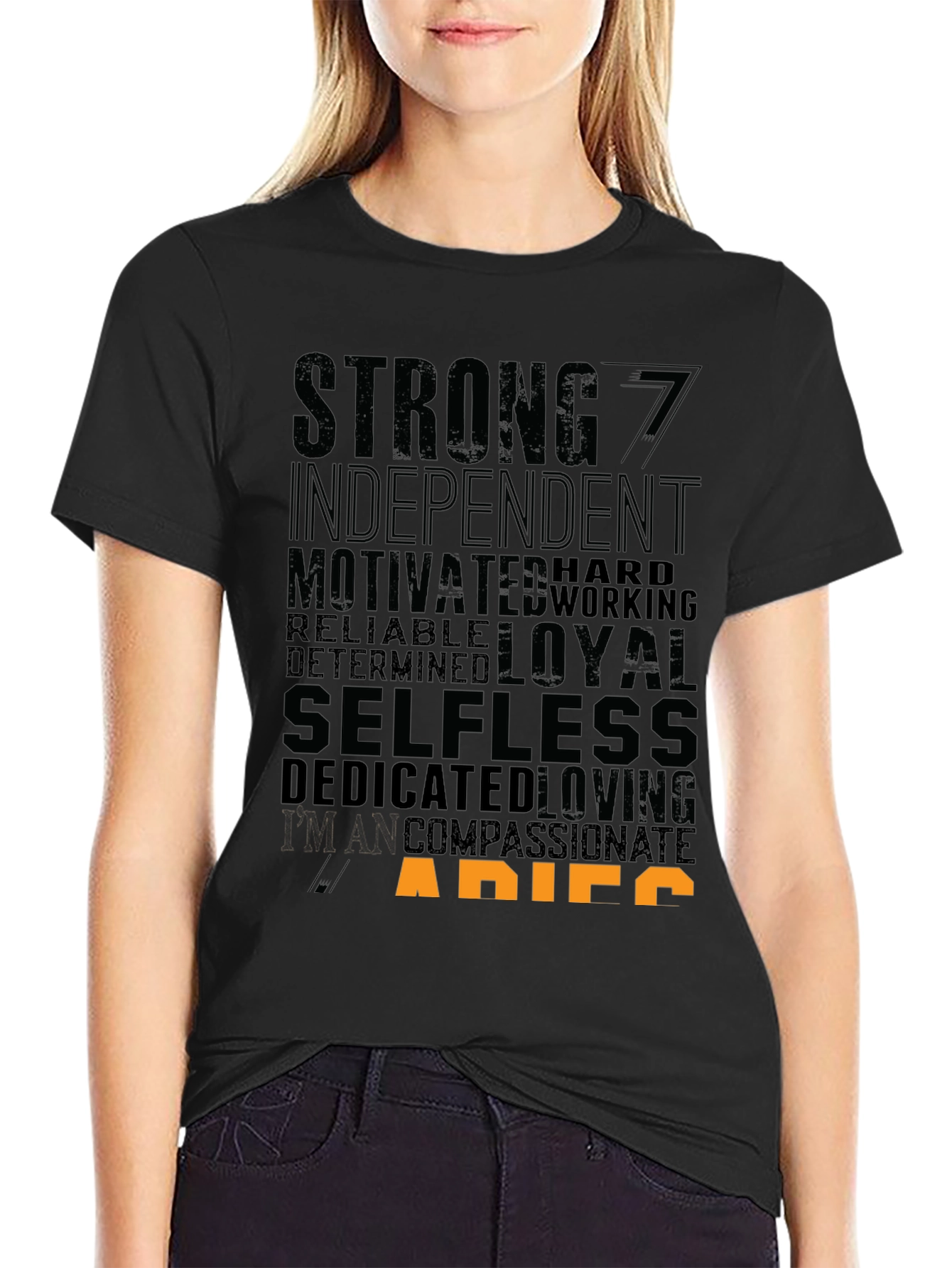 Aries Zodiac T-Shirt - Strong Loyal Selfless