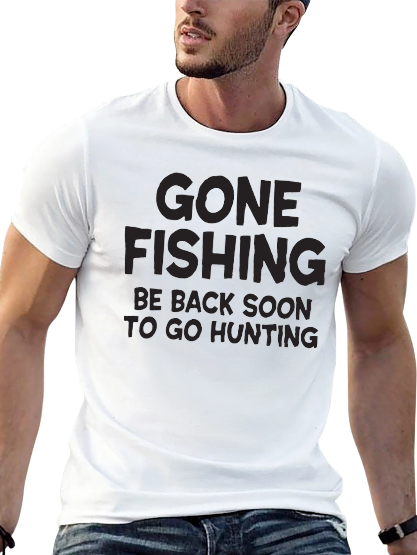 Gone Fishing T-Shirt - Hunting Trip Ready