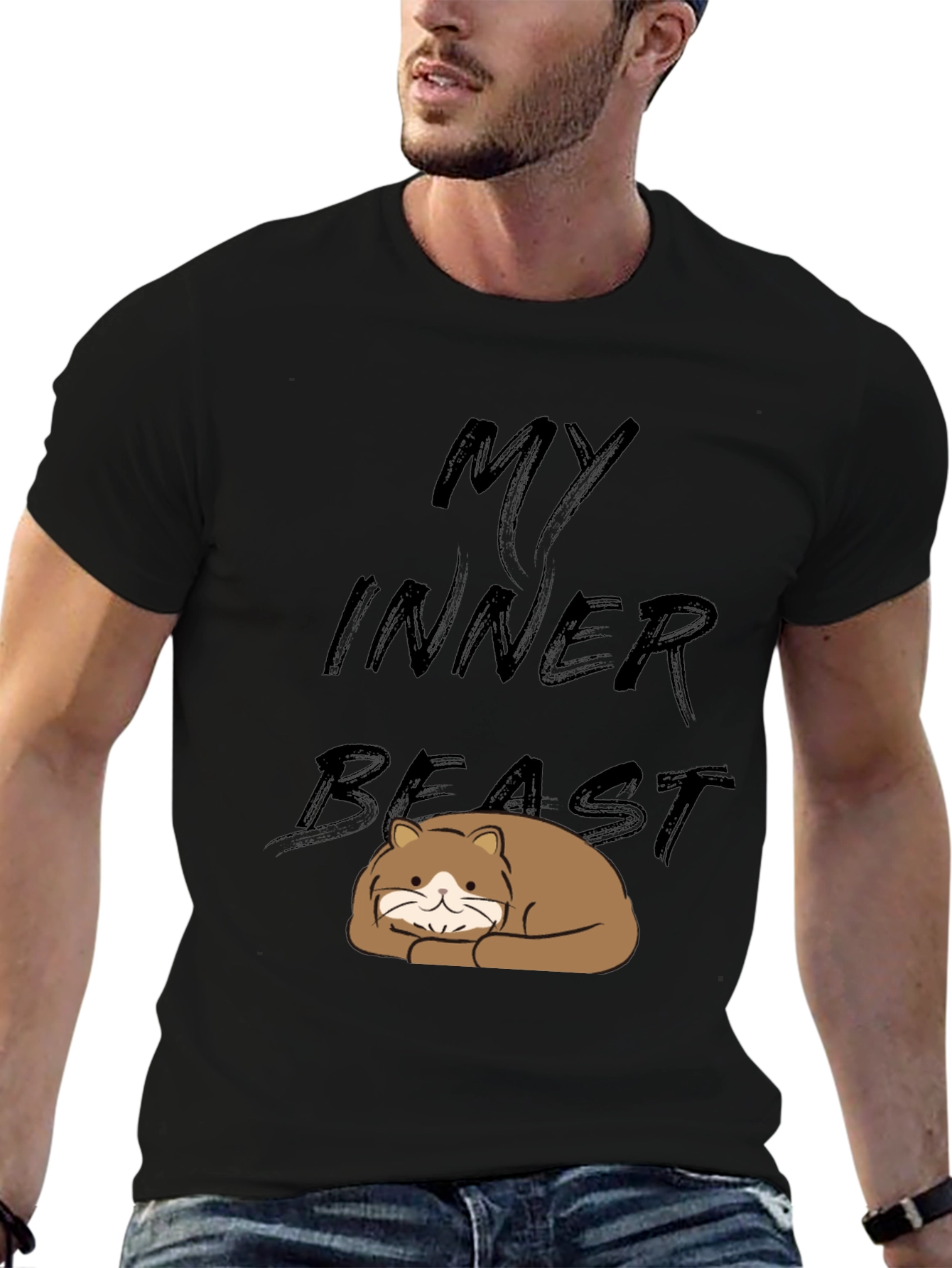 My Inner Beast T-Shirt - Cute Cat Graphic Tee