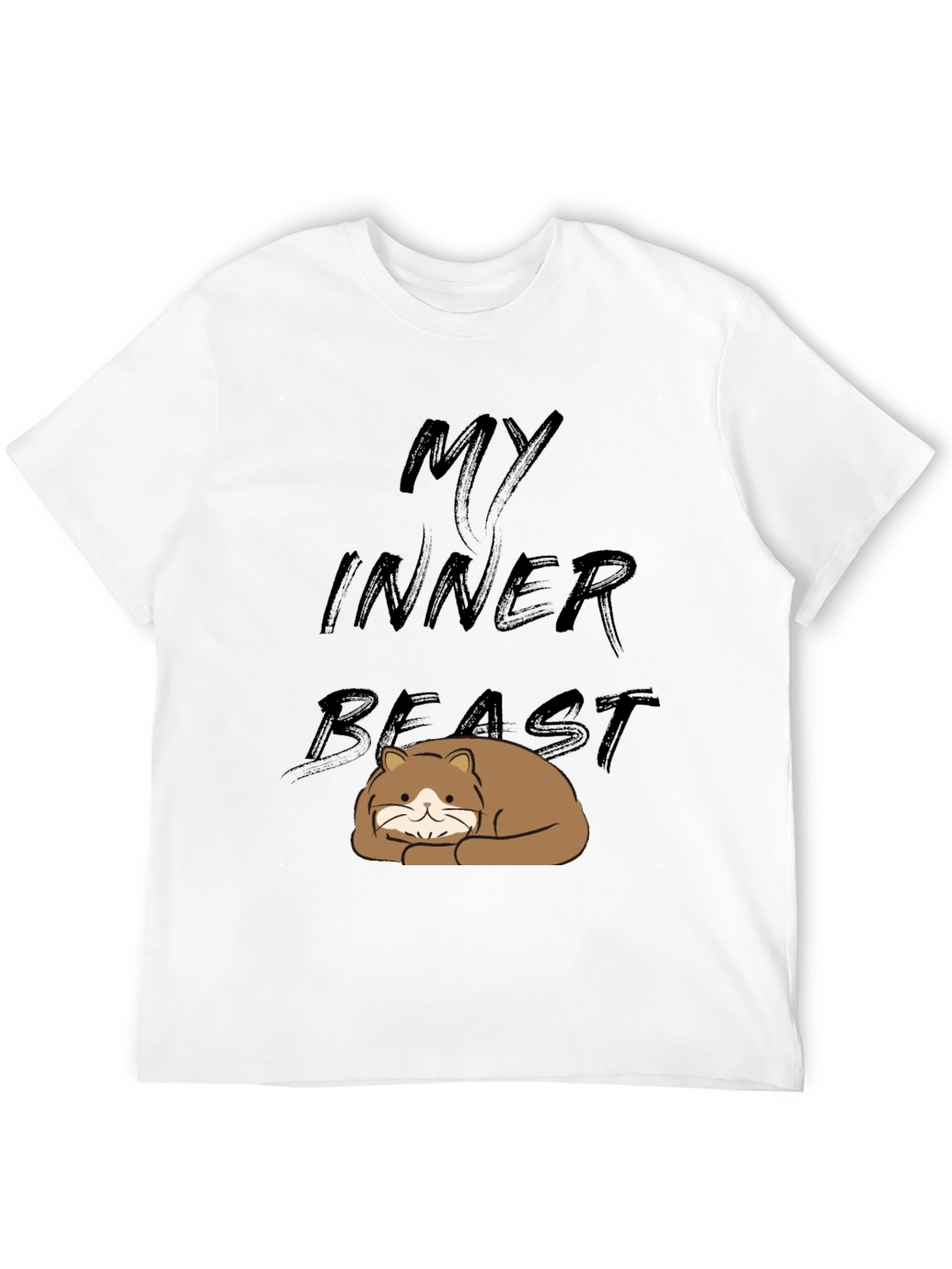 My Inner Beast T-Shirt - Cute Cat Graphic Tee