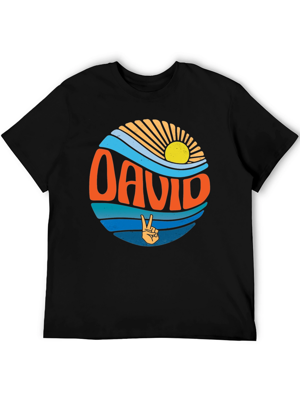 Retro David T-Shirt - Peace & Sunshine Design