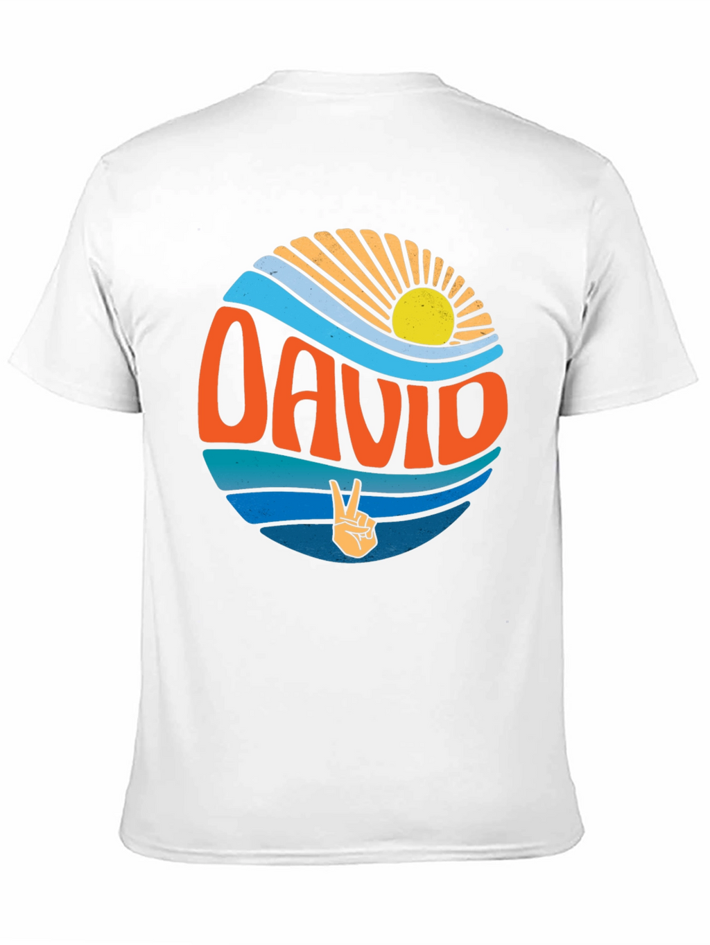 Retro David T-Shirt - Peace & Sunshine Design