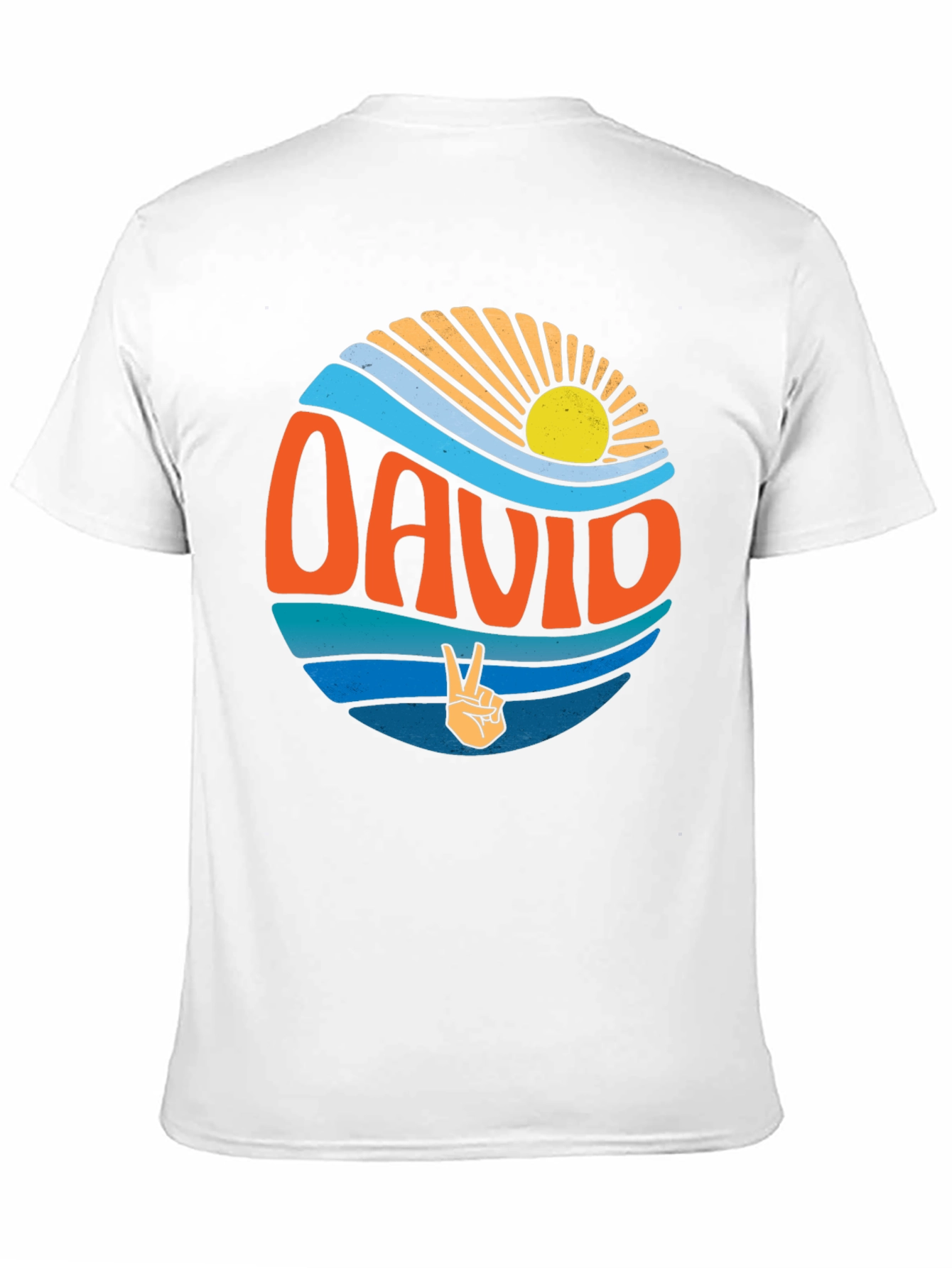 Retro David T-Shirt - Peace & Sunshine Design