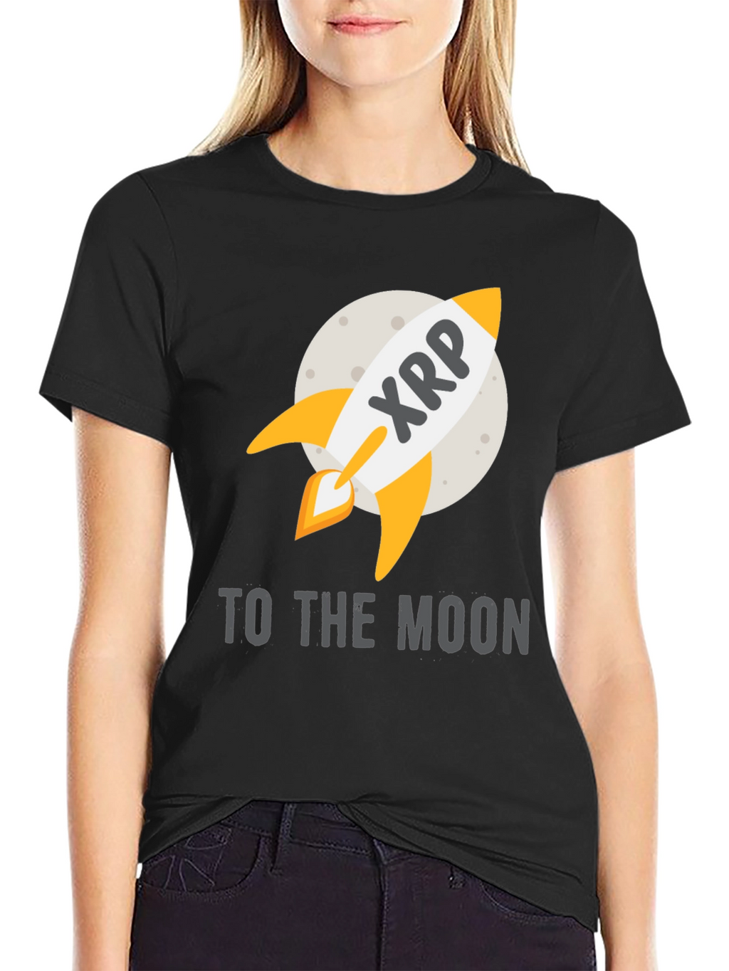 XRP to the Moon T-Shirt - Crypto HODL
