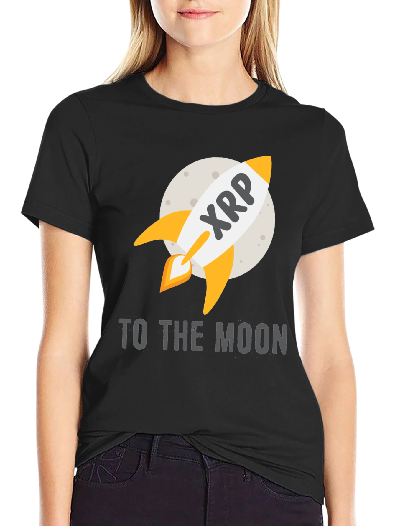 XRP to the Moon T-Shirt - Crypto HODL