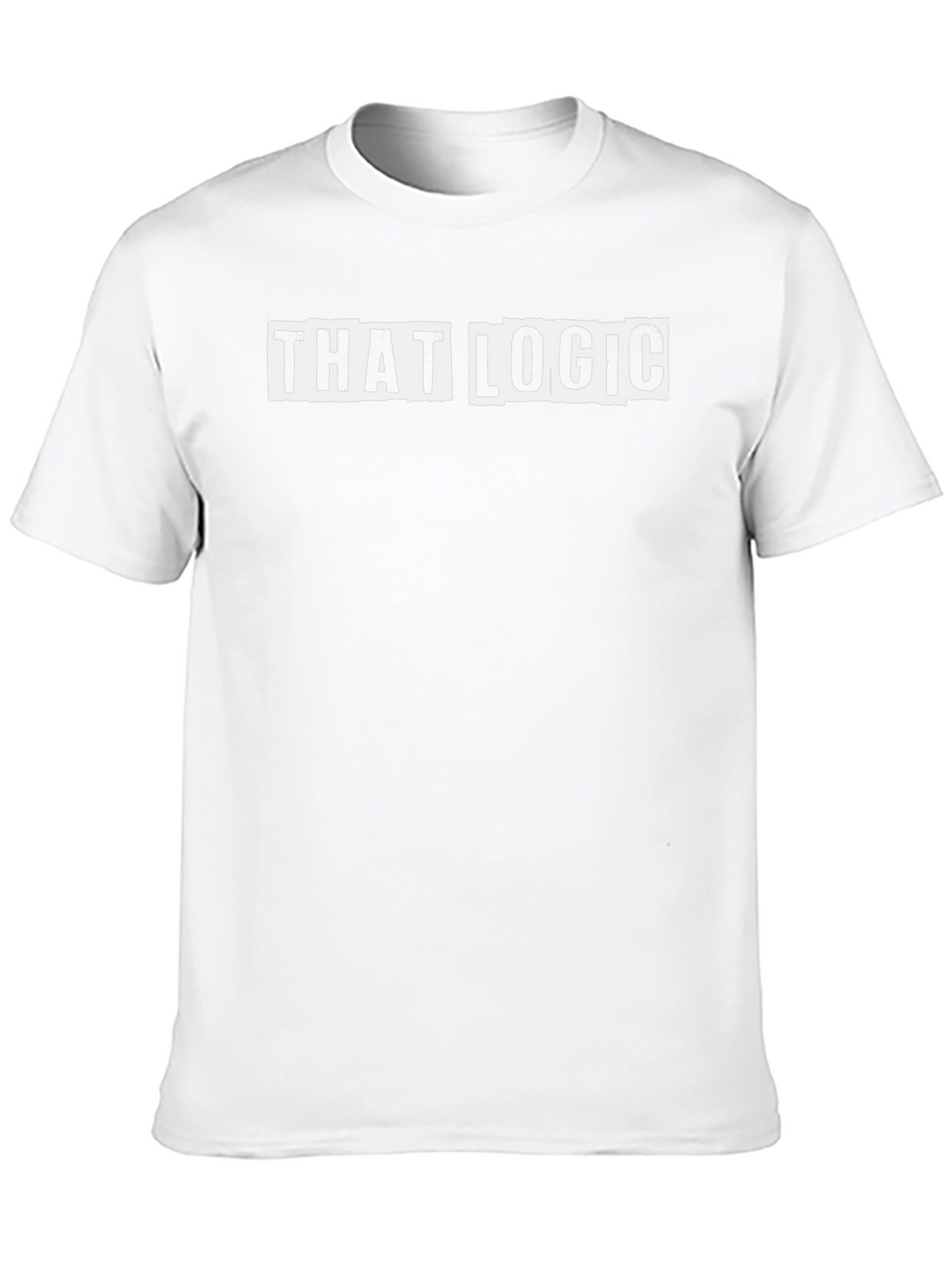 That Logic Graphic Tee - Black Crew Neck T-Shirt