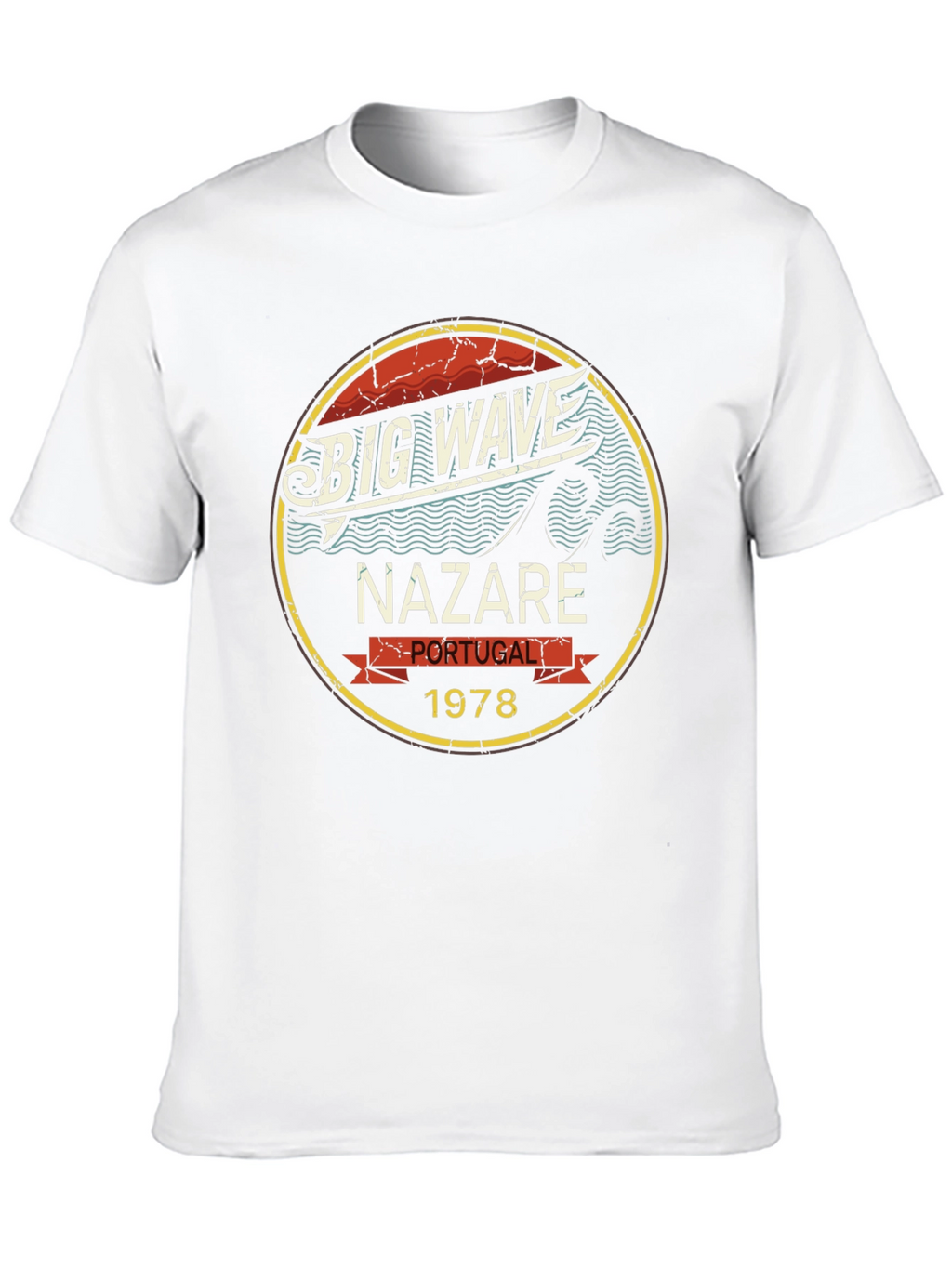 Big Wave Nazaré Portugal 1978 T-Shirt