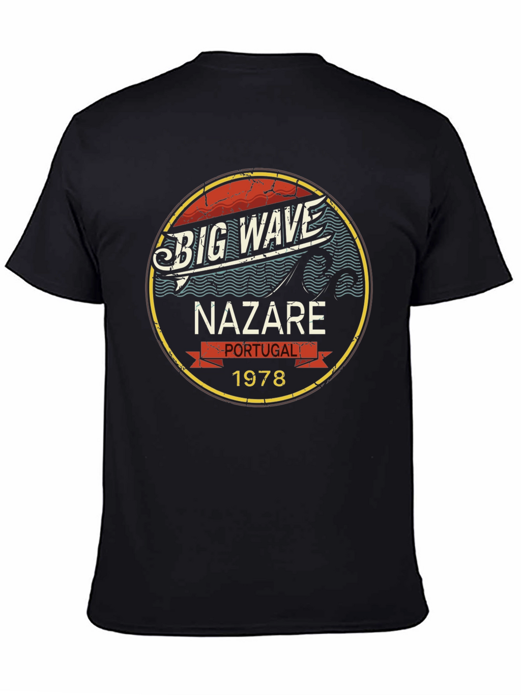 Big Wave Nazaré Portugal 1978 T-Shirt