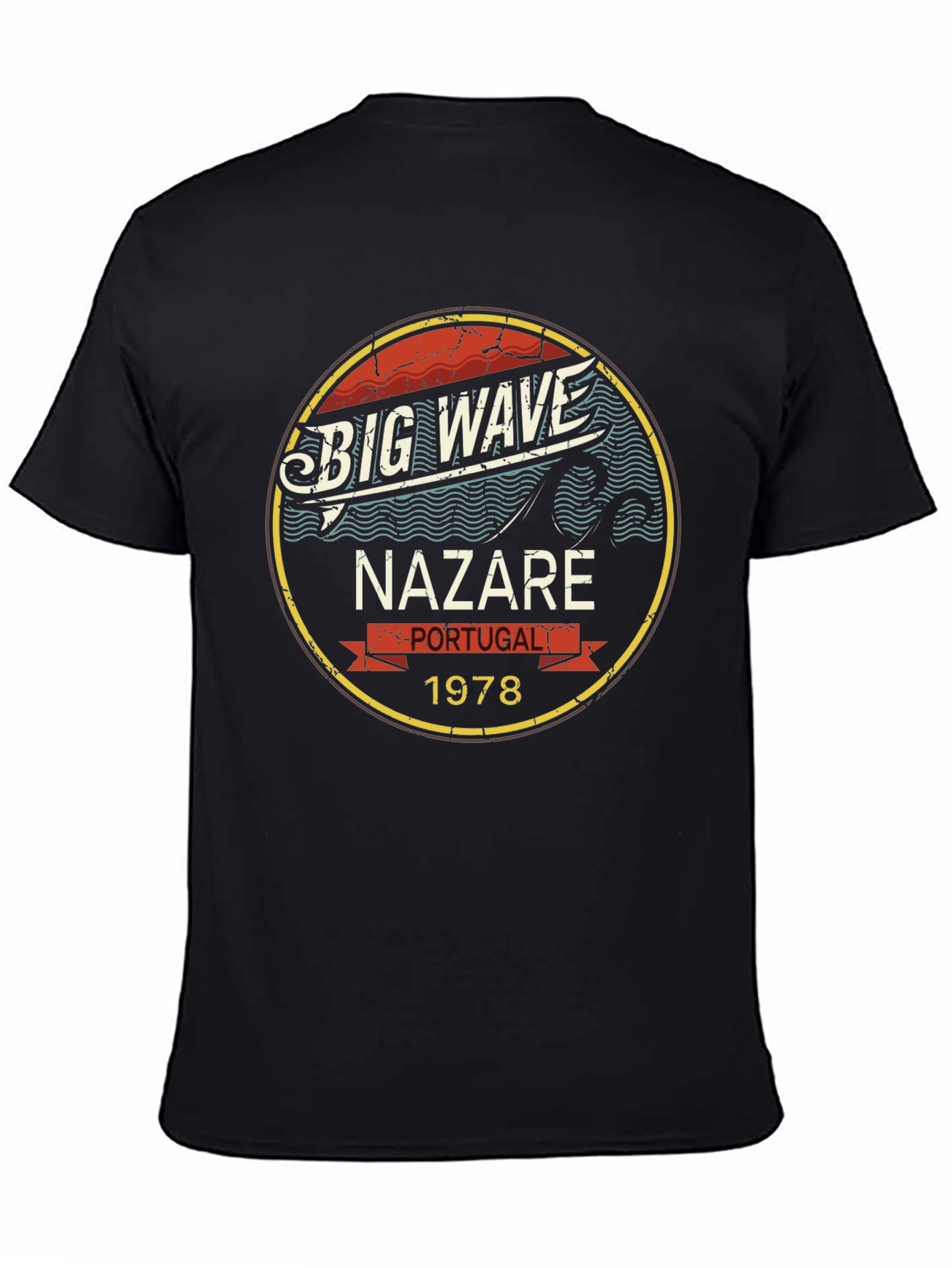 Big Wave Nazaré Portugal 1978 T-Shirt
