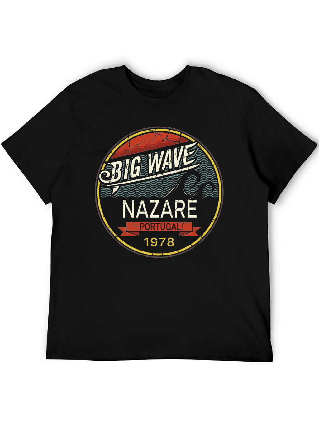 Big Wave Nazaré Portugal 1978 T-Shirt