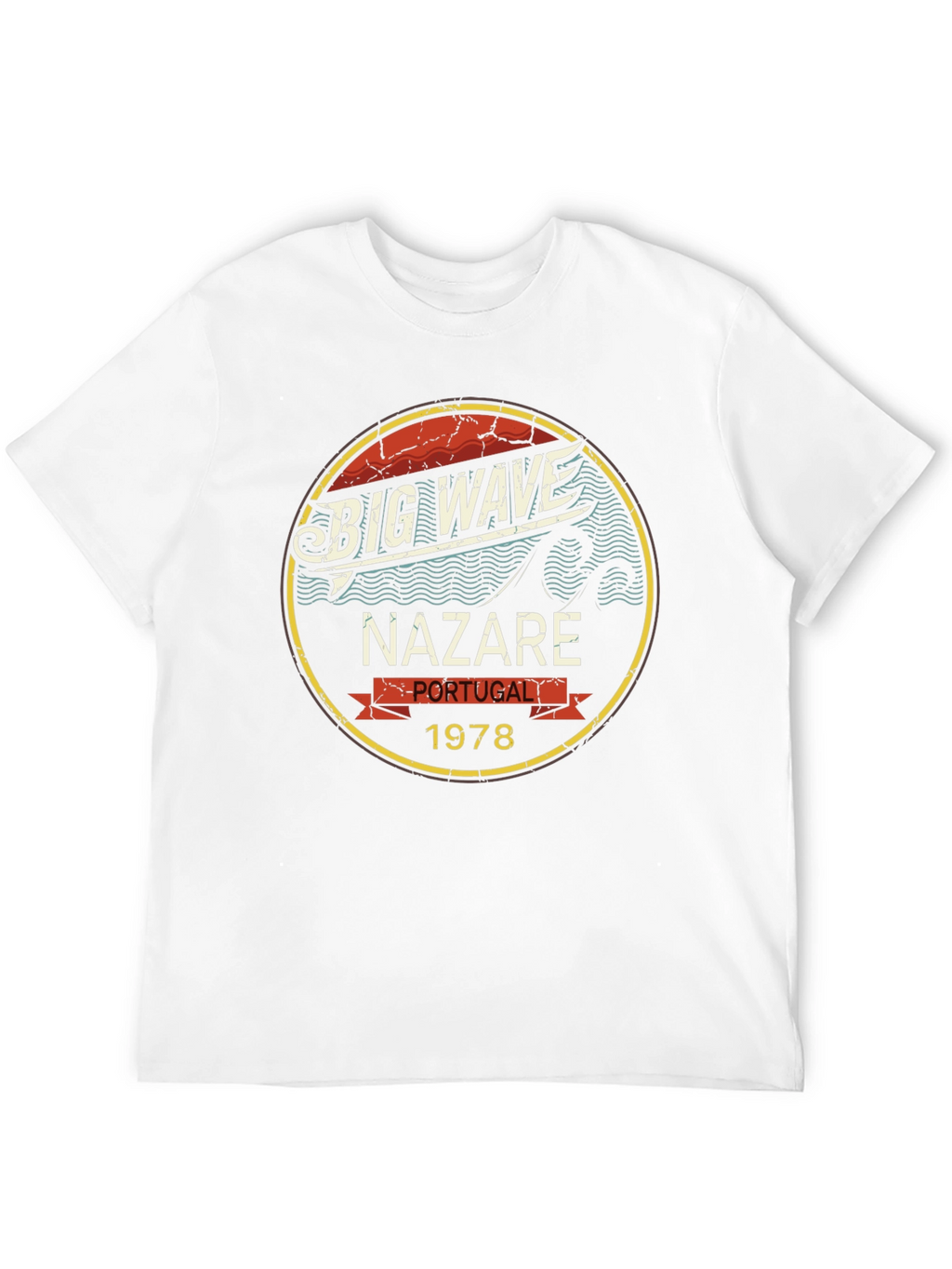 Big Wave Nazaré Portugal 1978 T-Shirt