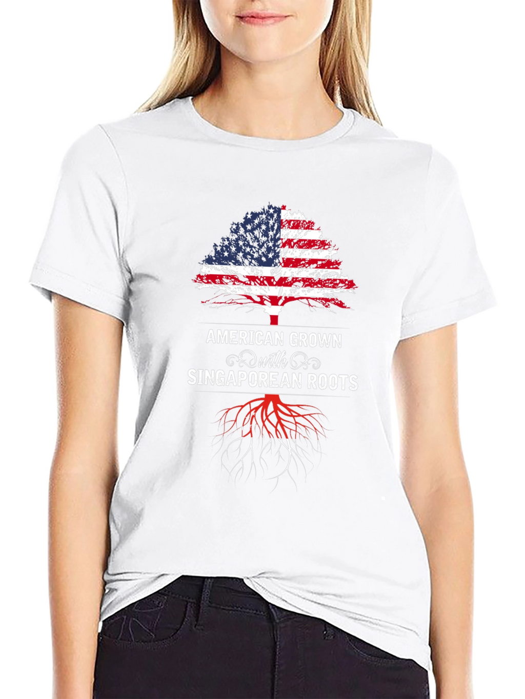 American Grown with Singaporean Roots T-Shirt