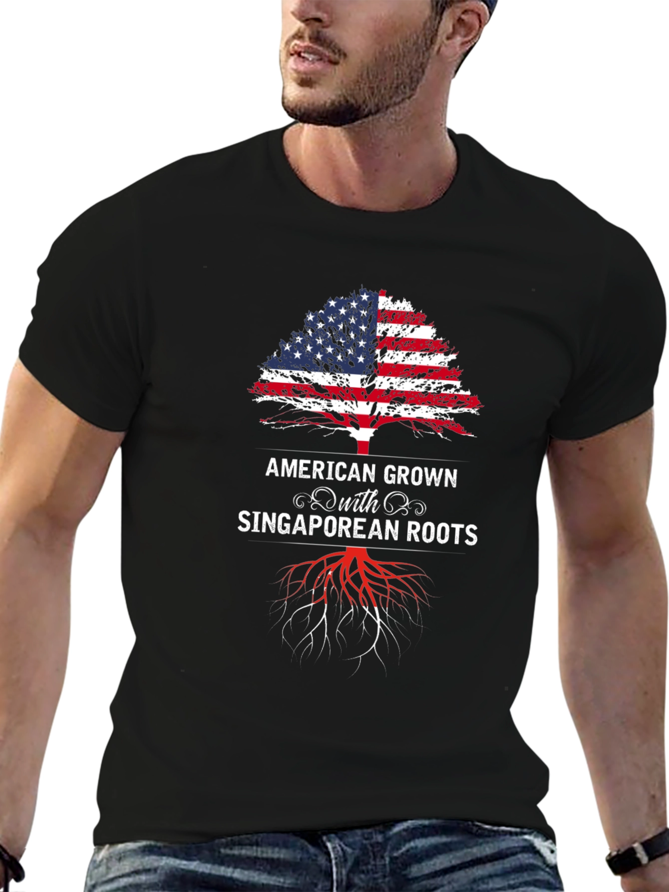 American Grown with Singaporean Roots T-Shirt