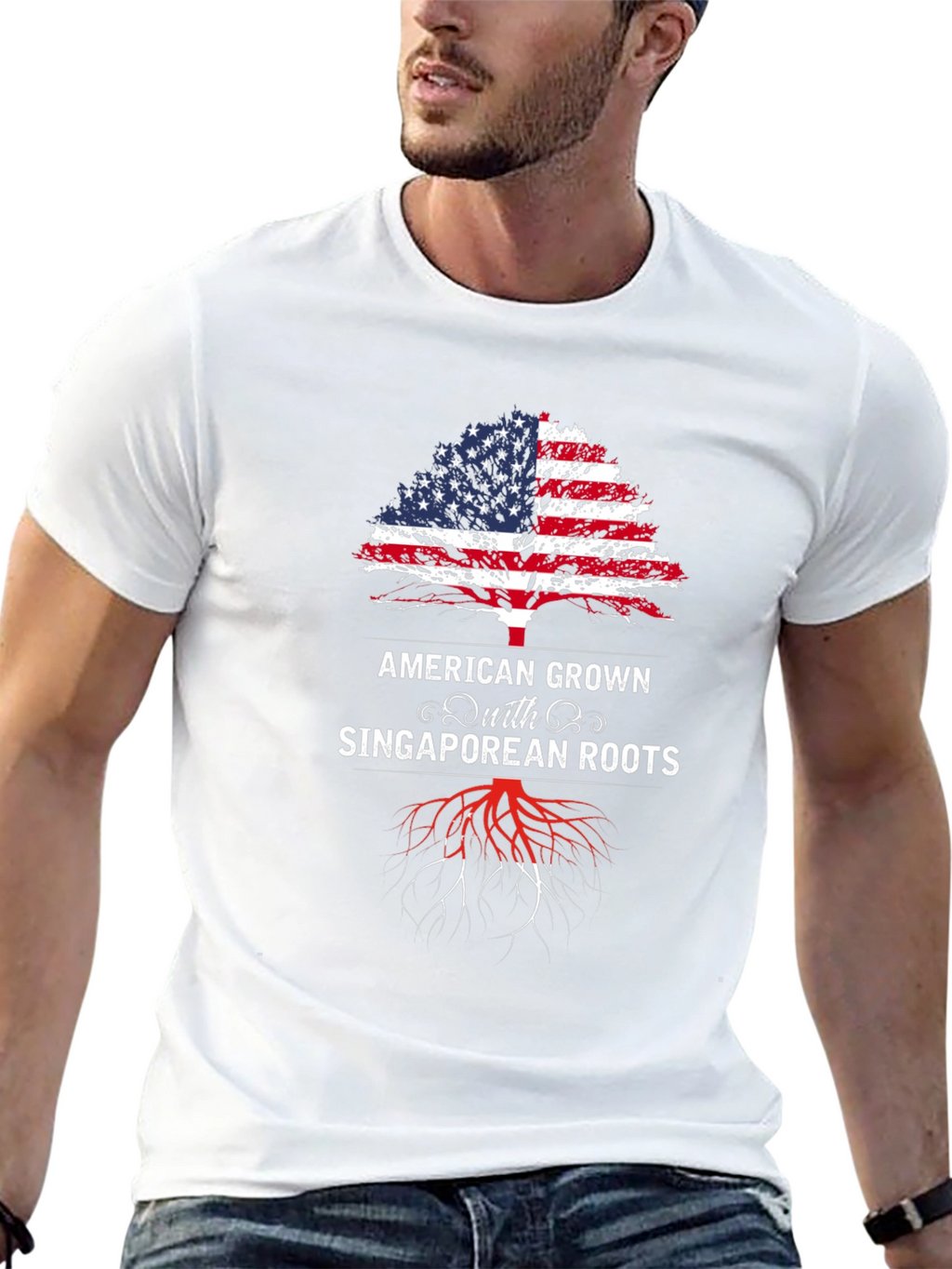 American Grown with Singaporean Roots T-Shirt