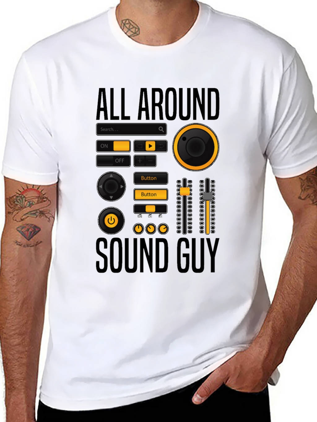 All Around Sound Guy Graphic T-Shirt