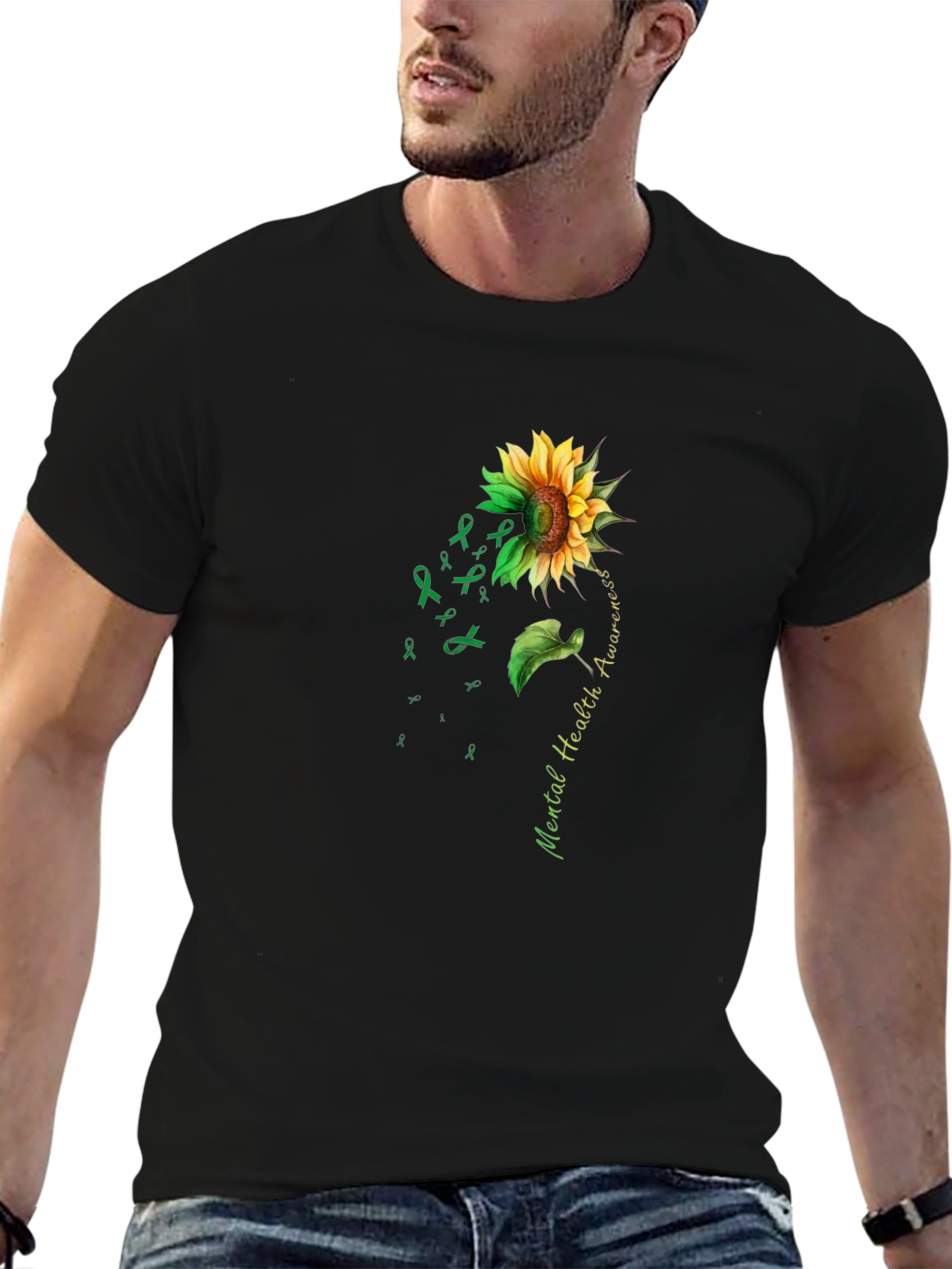 Mental Health Awareness Sunflower T-Shirt