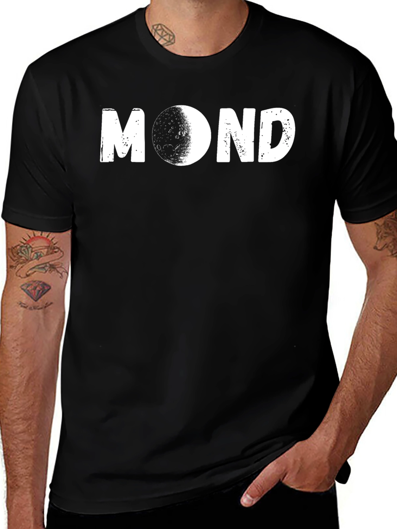 Mond Graphic Tee - Trendy Space Design