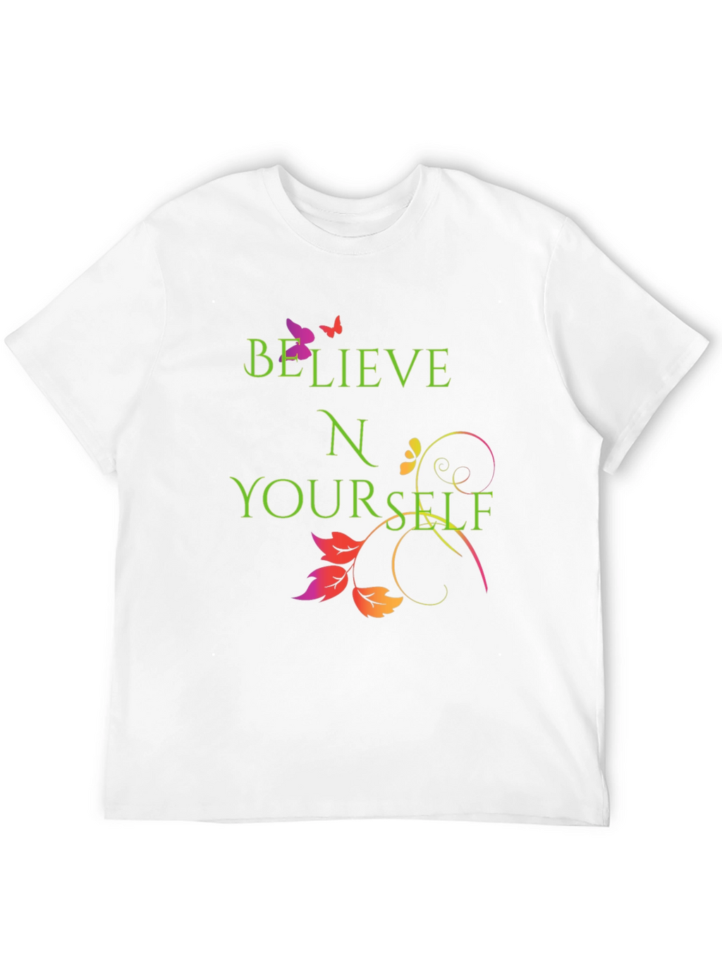 Believe in Yourself Graphic Tee - Trendy and Inspiring