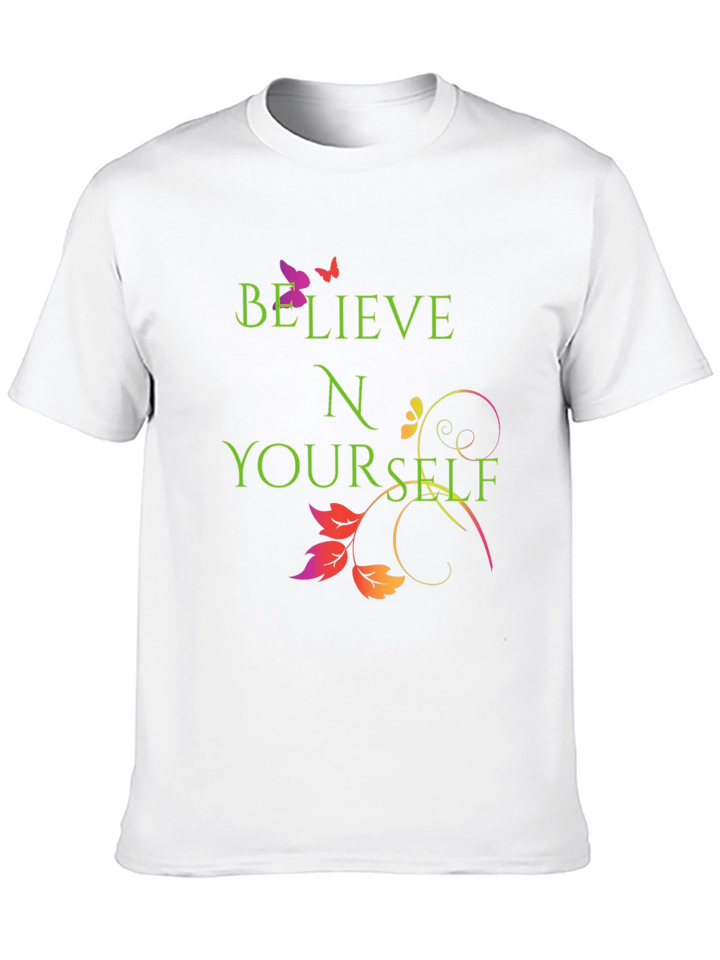 Believe in Yourself Graphic Tee - Trendy and Inspiring