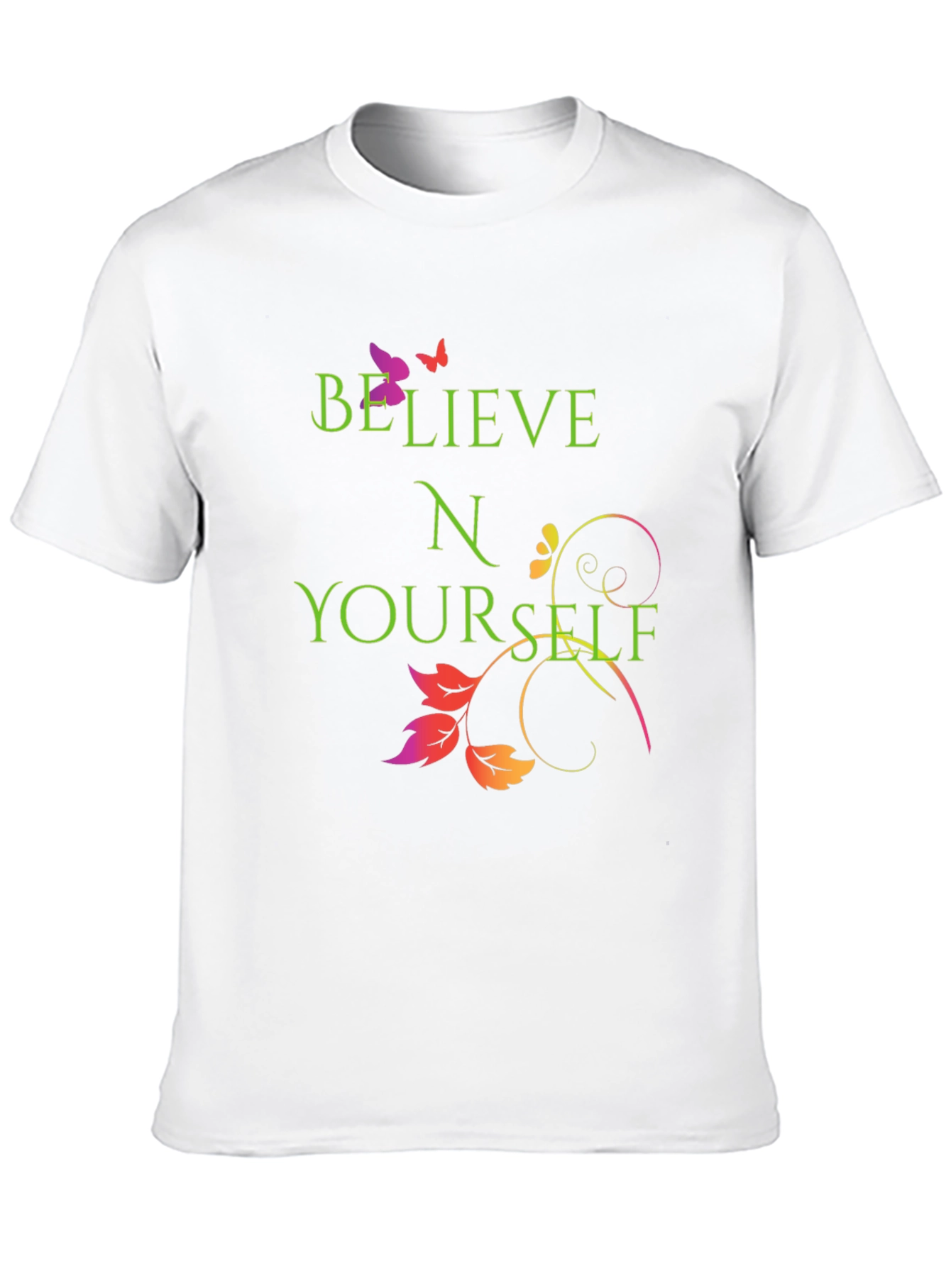 Believe in Yourself Graphic Tee - Trendy and Inspiring