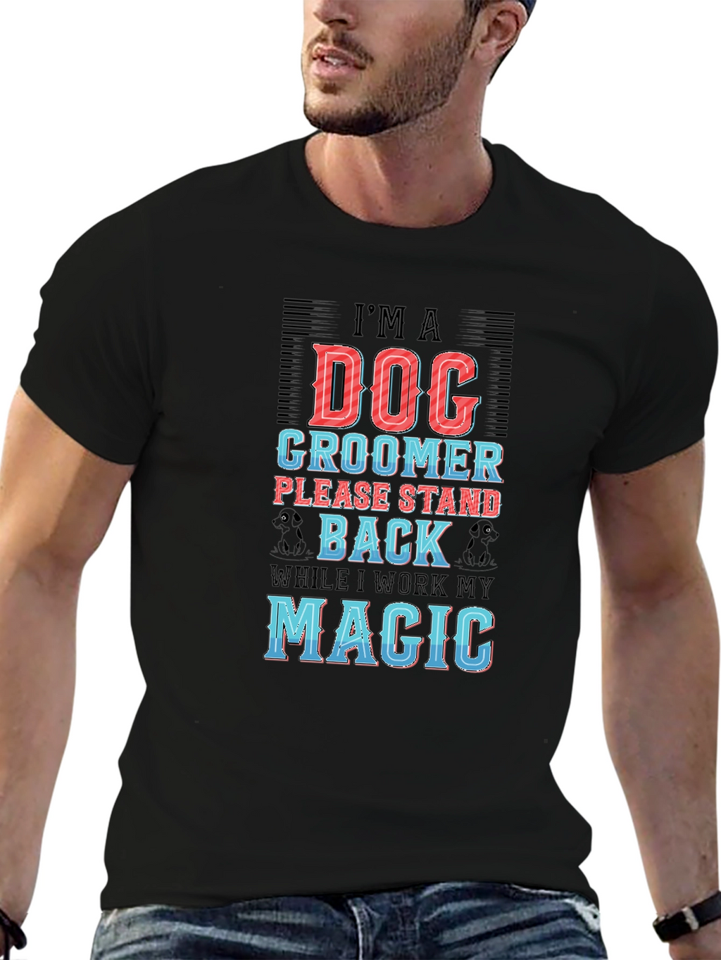 Dog Groomer Novelty Graphic Tee