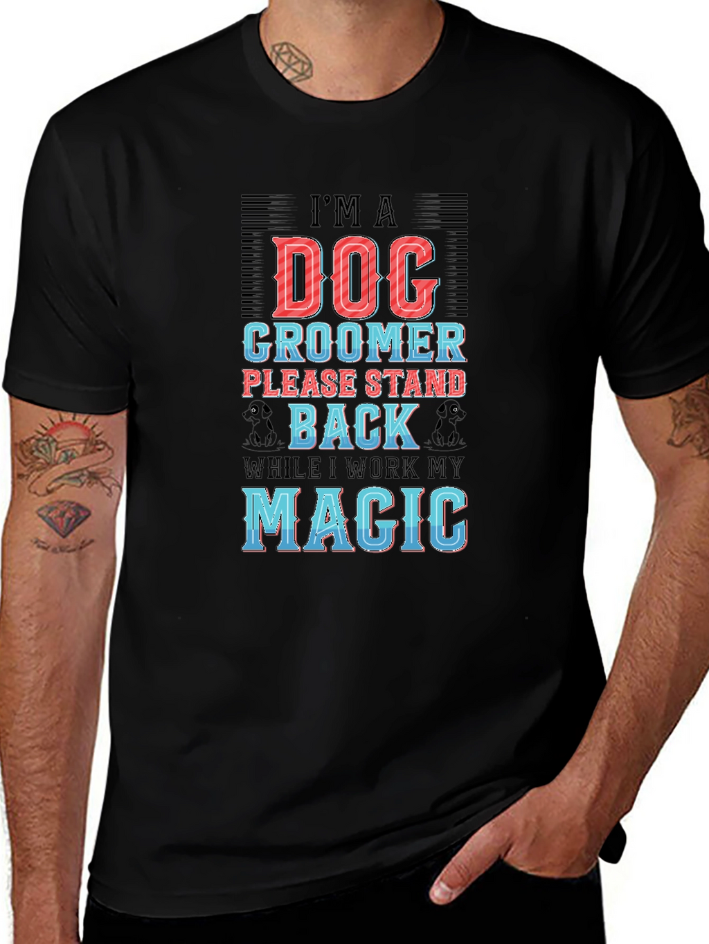 Dog Groomer Novelty Graphic Tee