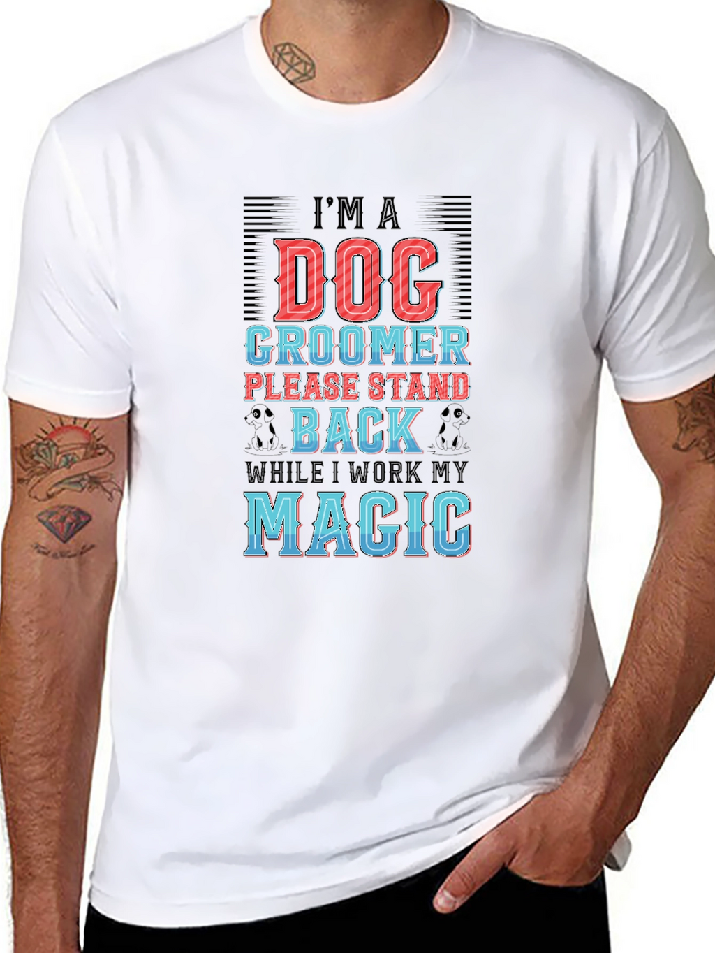 Dog Groomer Novelty Graphic Tee