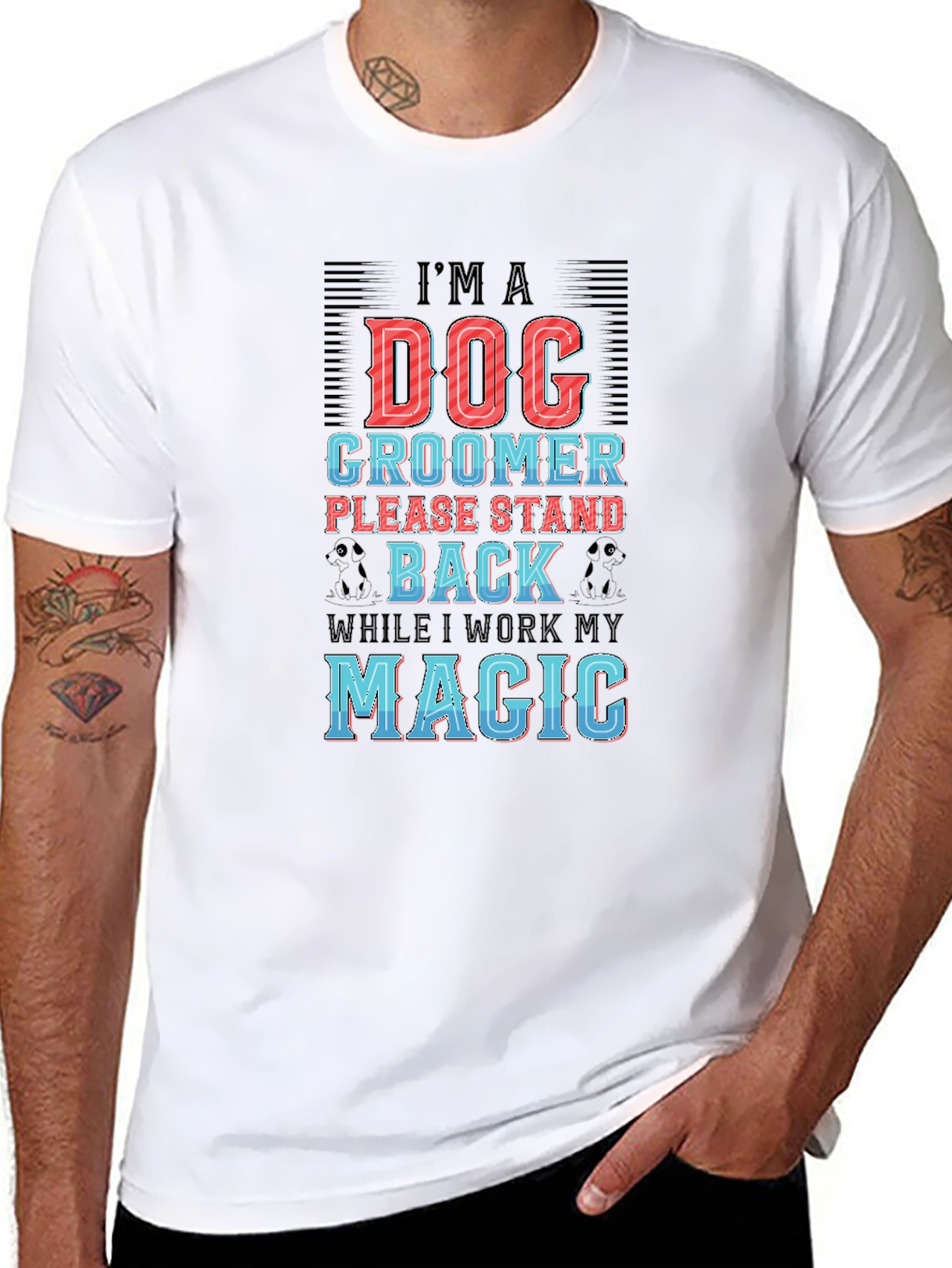 Dog Groomer Novelty Graphic Tee