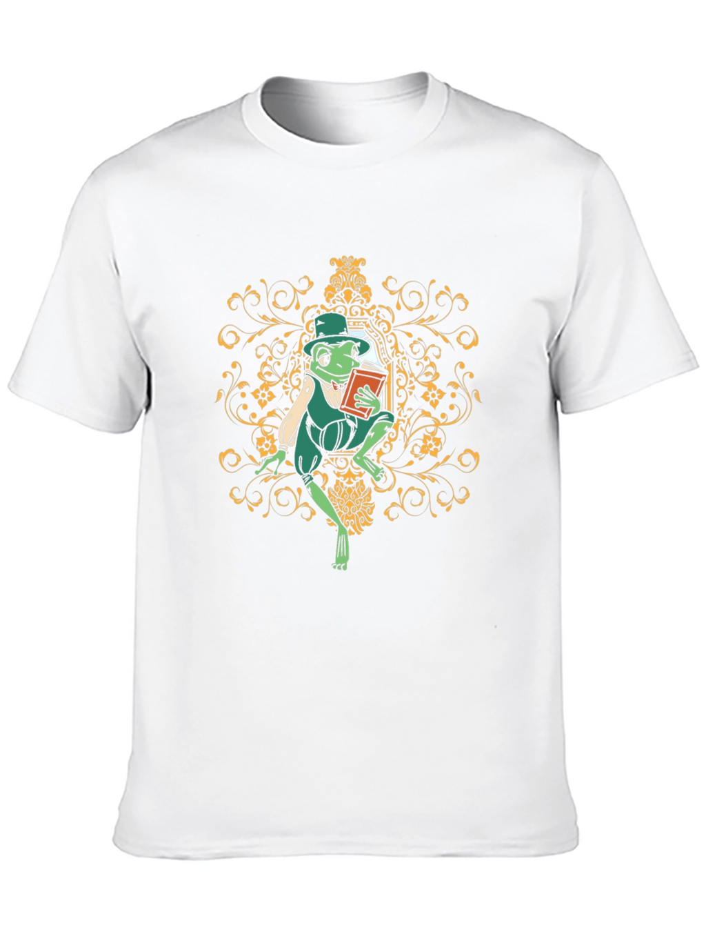 Frog Reader Graphic T-Shirt
