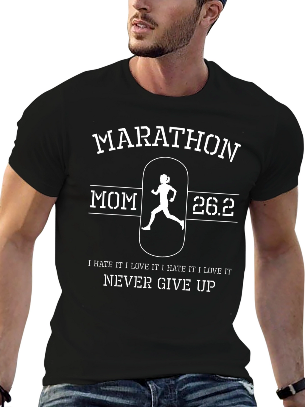 Marathon Mom T-Shirt - Running 26.2 Tee